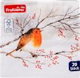 Salvete - motiv ptica i zima; 33*33 cm Profissimo