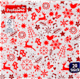 Troslojne salvete, motiv: Festive Harmony, 33x33cm Profissimo
