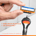 Náhradné holiace hlavice Fusion Power Gillette