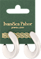 Naušnice od nehrđajućeg čelika – srebrne Ivančica Pahor