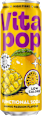 soda s příchutí mango a maracuja Vitapop