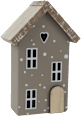 dekorační domek šedý malý MOREX