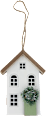 domeček k zavěšení, bílý MOREX