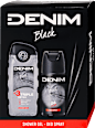 Black férfi tusfürdő és deo spray ajándékcsomag Denim