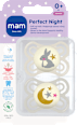 dudlík Perfect night 0+m, béžová/šedá mam