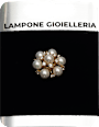 Broš sa biserima Lampone