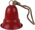 zvonek k zavěšení červený, 6 cm MOREX