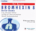 BROMHEXIN 8 Berlin-Chemie 8 mg Bromhexinhydrochlorid überzogene Tabletten BERLIN-CHEMIE