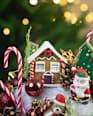 Božićna dekoracija za bor – kućica ZOVAK