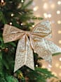 Ukras za bor – zlatna mašna ZOVAK
