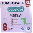 Premium pelene jumbo pack vel. 8 (18+ kg) babylove