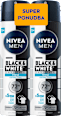 Deodorant v spreju Black & White Invisible Fresh - super ponudba, 2 × 150 ml NIVEA
