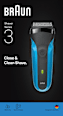 elektrický holicí strojek Wet&Dry Series 3 Braun