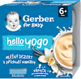 hello yogo mléčný dezert s příchutí vanilky 4x100g Gerber