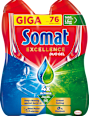 Excellence Duo Gel za strojno pranje posuđa, 2 x 684 ml Somat