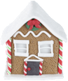 Božićna dekoracija za bor – kućica ZOVAK