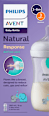 Babyflasche Natural Response AirFreeVentil weiß/Elefant, ab dem 3. Monat, 260ml  PHILIPS AVENT