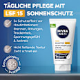 Tagescreme Sensitive Gesichtspflege Creme LSF 15 NIVEA MEN