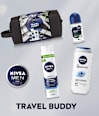 Geschenkset Travel Buddy + Kulturtasche 5tlg NIVEA MEN