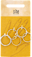 Ring-Set silber-Optik  s-he stylecollection