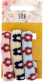 Haargummi -Set klein mit Blumen s-he stylecollection