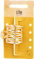 Haarklammer Pony-Cuff gold s-he stylecollection
