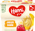 Príkrm 100% ovocie jablko a banán Hami