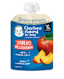 Пюре с ябълка и праскова, от 6+ м Gerber
