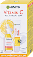 Rozjasňujúce sérum + denný pleťový UV fluid Vitamin C Invisible SPF 50+ GARNIER SKIN NATURALS