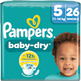 Windeln Gr. 5 Junior (11-16 kg) Pampers baby-dry