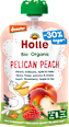 Quetschie Pelican Peach Pfirsich, Erdbeere, Apfel & Hafer ab dem 6. Monat Holle
