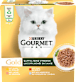 Nassfutter Katze Gold Saftig-Feine Streifen Purina Gourmet