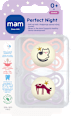 dudlík Perfect Night 0+m, růžová/fialová mam