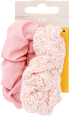 Scrunchie (skunci) hajgumi szett, kétféle rózsaszín s-he stylecollection