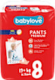 Pannolini premium a mutandina 8 (19+ kg) babylove