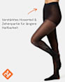 Strumpfhose mit Allover-Glitter-Effekt schwarz Gr. 38/40, 25 DEN nur die