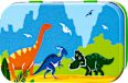 Aufbewahrungsdose Blech Dino/Einhorn sortiert Dontodent