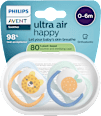 Schnuller ultra air Happy 0-6 Monate sortiert PHILIPS AVENT