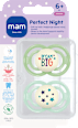dudlík Perfect night 6+m, máta/modrá mam