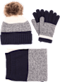Poklon-paket kapa, šal i rukavice za dječake toplo & meko