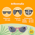 Sonnenbrille Kids, pastellfarbenes Gestell mit Herzen SUNDANCE