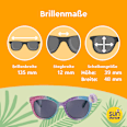 Sonnenbrille Kids, pastellfarbenes Gestell mit Glitzer & Muschel SUNDANCE
