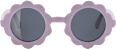 Sonnenbrille Kids, lilafarbenes Gestell in Blütenform, runde Gläser SUNDANCE