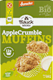 Backmischung AppleCrumble Muffins, glutenfrei Bauck Mühle