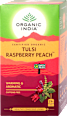 Bio tea, Tulsi Raspberry Peach, málna-őszibarack, 25 filter Organic India