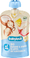 Purea di frutta bio - mela, banana, ananas con latte di cocco babylove