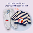 Sweatshirt mit Feuerwehrauto-Applikation, blau, Gr. 98 ALANA