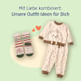 Set mit Hose & Pullover mit Igel-Applikation, beige, Gr. 86 ALANA