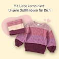 Pullover aus Strick, lila & rosa, Gr. 104 ALANA