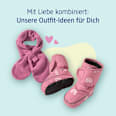 Thermoschuhe mit Regenbogen-Muster, rosa, 6 - 12 Monate PUSBLU